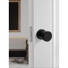 Hoconnie Dummy Door Knob, Brushed Satin Brass Dummy Door Knobs