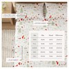 Great Bay Home Christmas Flannel Sheet Set Twin Size -