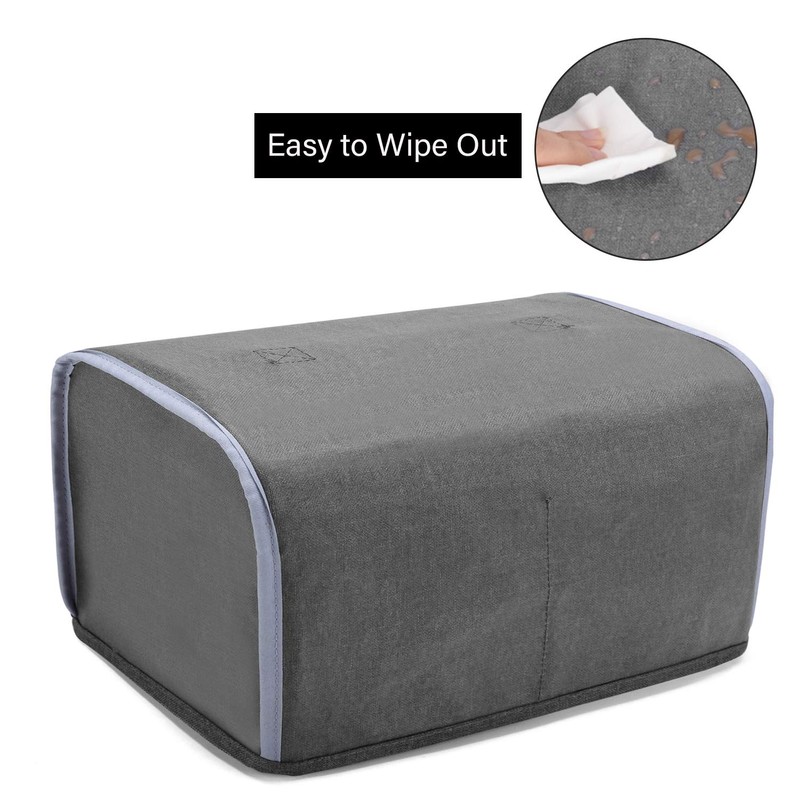 Yarwo 4 Slice Toaster Cover with Pockets and Top Handle,