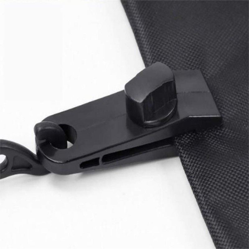 XSAJU Tent Clips, Tarp Clips, Set of 10, Strong Fixing,