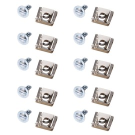 10x Engine Cover Screw Clips, Keenso Under Engine Screw Clips Undertray Clips Kit