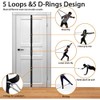 Heavy Duty Multi Loop Door Anchor Strap Leg Ankle Straps