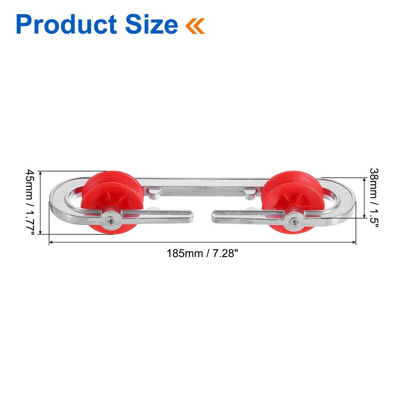 QUARKZMAN Washing Line Spreader Plastic Aluminum Outer Washing Line Separator