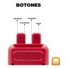 Maíz 3pzs Bocina Bluetooth Fm Recargable Luz Led Infantil Niños