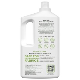 Heritage Park Silk & Wool Fragrance Free, Hypoallergenic, pH-Neutral Laundry Detergent - Dermatologist-tested, Sensitive Skin-Friendly, Enzyme-Free, Concentrated Up to 128 loads (64 fl oz)