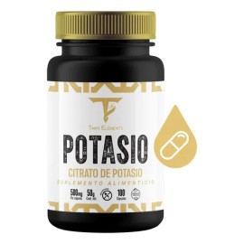 Citrato de Potasio Tawr Elements para Hidratación Celular y Energía - 100 Cápsulas Veganas                                                            