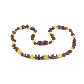 Baltic Amber Necklace for Women, Men & Teenagers - Natural Amber Jewellery from Lithuania, Unique Design, Perfect Gift Idea for Mother, Sister & Teens, Amber, Amber