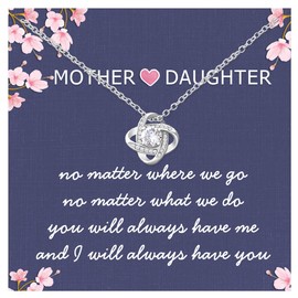 Mum Gifts from Daughter, Mum Birthday Gifts, Mum Necklace Jewellery for Mothers Day Presents for Mum Mother Mummy Gifts