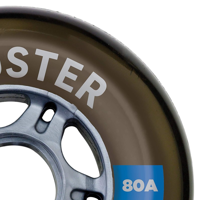 Booster 76mm 80A 8-Wheel Pack W ILQ 5 - Black