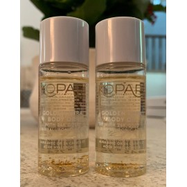 2x KOPARI BEAUTY Golden Aura Body Oil w/ 24K Gold Hyaluronic Acid 0.7oz Travel