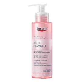 Eucerin Anti-Pigment Gel Limpiador Facial 200ml Exfoliante Gentil Anti Manchas. Reduccin de manchas oscuras, unifica el tono natural ideal para todo  
