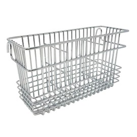 Utensil Drying Rack, 3 Compartments, Chrome