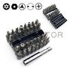 HTTMT - Tamper Proof 33Pc Security Bit Set Phillips Torx