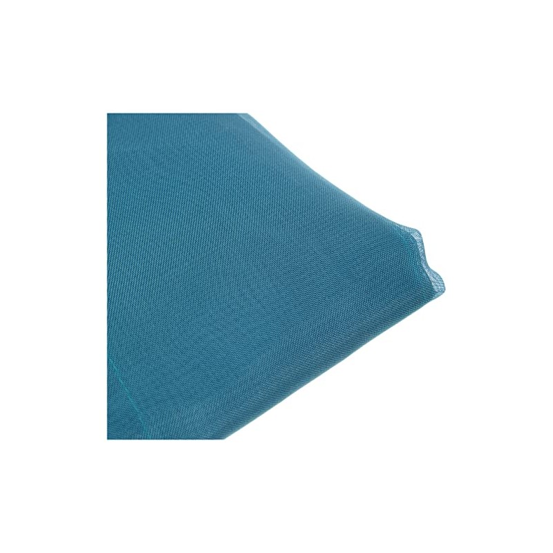 Alan Symonds Voile Curtain Swag with Crystal Beaded Trim Teal