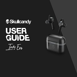 Skullcandy Skullcandy Indy Evo In-Ear Wireless Earbuds, 30 Hr Battery, Microphone, Works with iPhone Android and Bluetooth Devices - Black