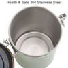 TEDSWAIT Coffee Canisters Airtight Coffee Bean Storage Container Kitchen Stainless