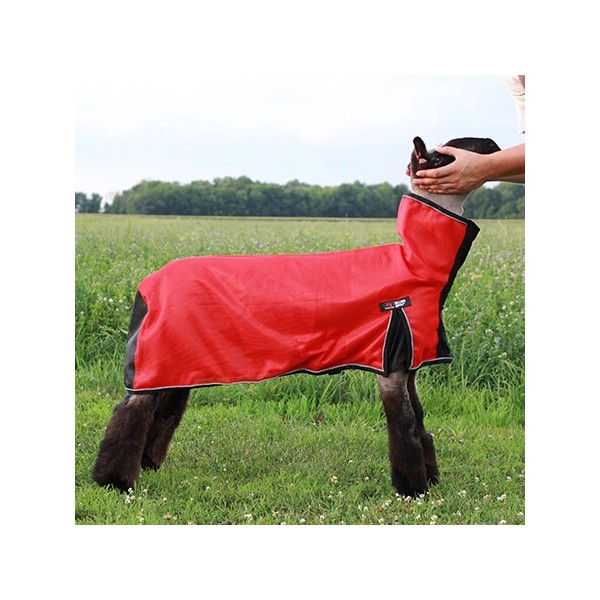 Cool Tech Sheep Blanket Red Small 90lbs-125 lbs Innovative Cooling