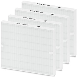 4-Pack Airmega AP-1512HH Filter Set Replacement for Coway AP-1512HH and 200M Air Purifiers, Only 4 True HEPA H13 Filters