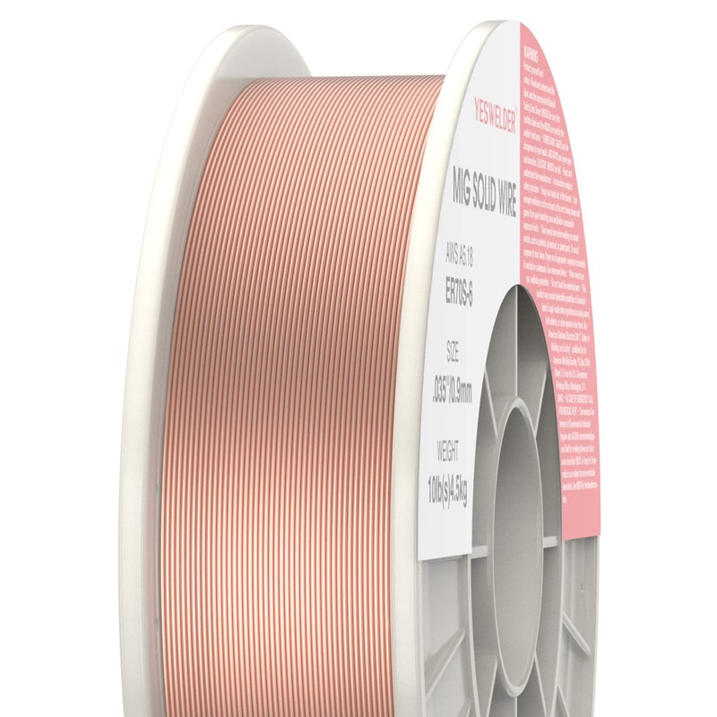 YESWELDER MIG Welding Wire, ER70S-6 Solid Carbon Steel, .035 Inch