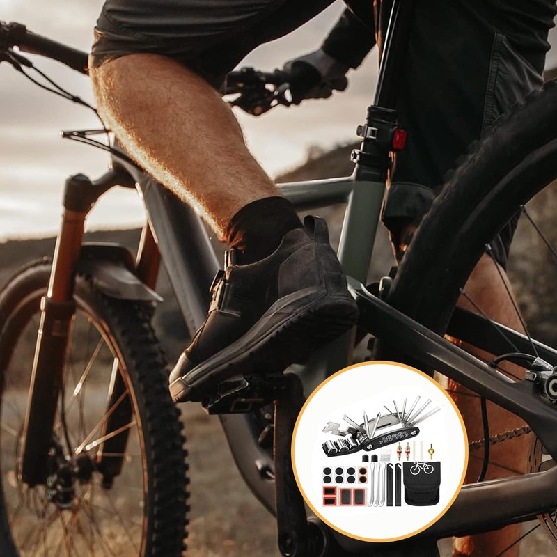 Docache Bicycle Repair Kit 16 in 1 Multi Tool with