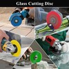Lamoutor 6Pcs 4.5 Inch Glass Cutting Disc for Angle Grinder,