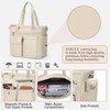 Dakuly Canvas Travel Tote Bags For Women Waterproof Large Work