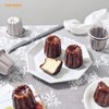 CHEFMADE Canele 6.6 cm 4 Piece Non-Stick Muffin Pan for