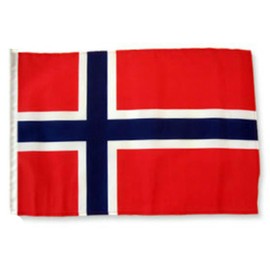 Norway 12"x18" Sleeved Polyester Garden Flags