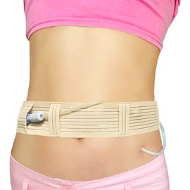 Breathable Peritoneal Dialysis Belt PD Catheter Holder Feeding Tube Supplies Accessories for Stomach Peg G J Tube Women Men Small(24"-35")