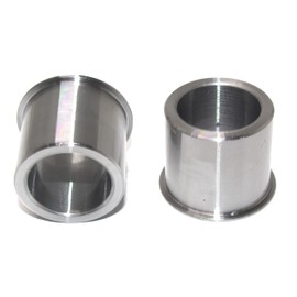 AfterMokit Replacement Wheel Bearing Reducers 1 inch to 3/4 inch Wheel Axle Reducer Spacers for Harley Custom Bikes Chopper Bobber Raw