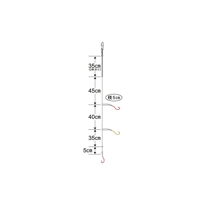Gamakatsu PE Harris Kiss Throwing 3 N151 No. 8 -