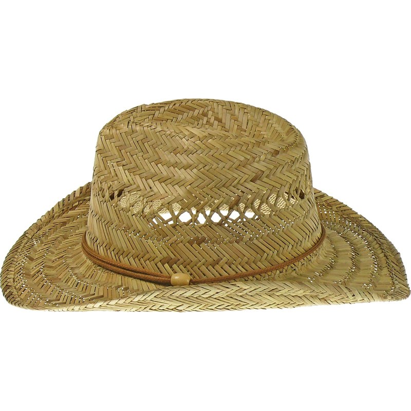 Harrys-Collection Men's Cowboy Hat Beige Natural - Beige - Natural