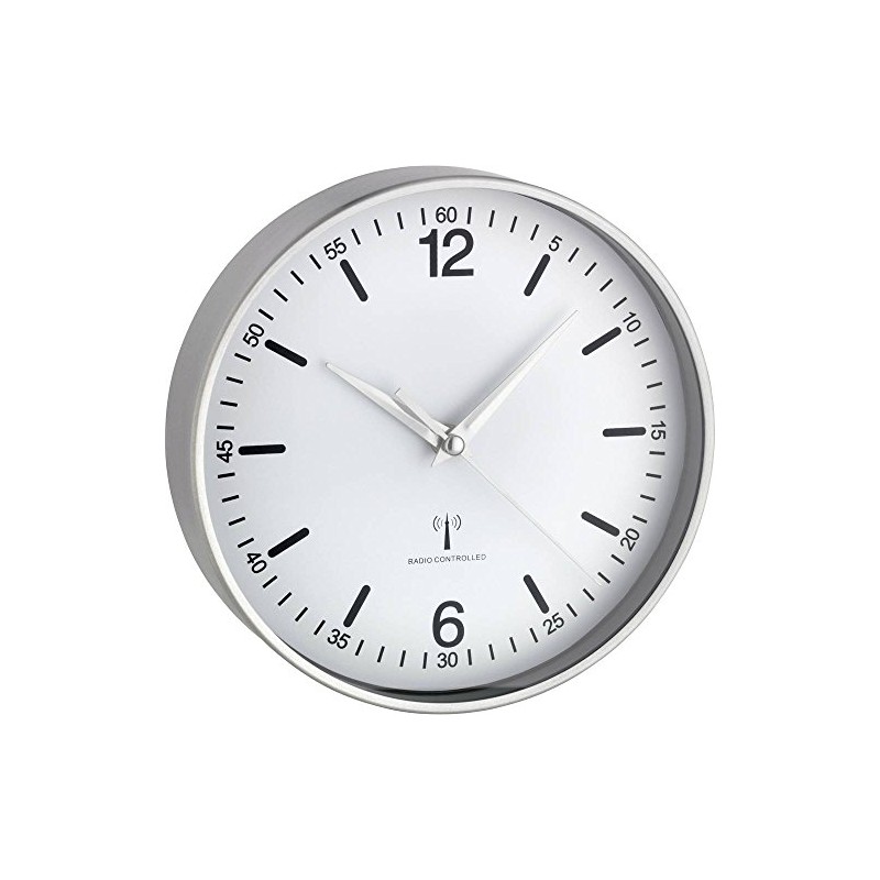 TFA Radio-Controlled Wall Clock 19.5 x 4.5 x 19.5 cm