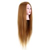 40% Real Human Hair Mannequin Head Hairdresser Training Head Cosmetology