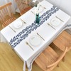 Yofori Table Cloth Plastic Tablecloth Wipeable PVC Wipe Clean WaterProof