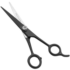 G4 Barber Hair Cutting Scissors Shears High Carbon Razor Sharp Mustache Haircut Hairdresser Black (6 Inch)