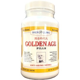 Shen Clinic Golden Age Pills All Natural Supplement for Seniors - 100 Capsules