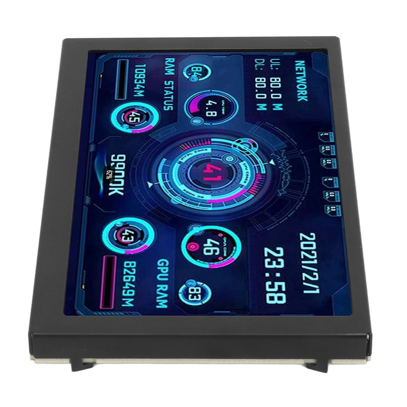 5in IPS USB Mini Screen Computer Temp Monitor PC Sensor