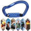 KN-23-7-7 Outdoor Climbing Carabiner Key Chain Clip Keyring Snap Hook