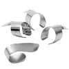 vhbw Finger Pick Set 1x Thumb Pick, 3x Fingerpick Guitar