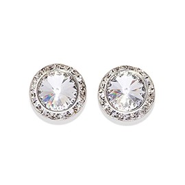 Dasha 17MM Clip-On Crystal Performance Earrings Crystal 2710C