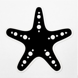 Decal Stickers Of Decorated Starfish Premium Indoor (No Waterproof) Vinyl Decal Stickers For Laptop Phone Accessory Helmet Car Window Mug Tuber Cup Door Wall Decoration ANDVER3502890BL110322