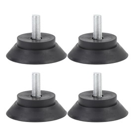 4pcs Furniture Feet, Rubber Feet with Screw Anti Slip Suction Cup Feet for Furniture Fitness Equipment, Furniture Levelers Screw-in Table Chair Feet Glides for Chairs, Cabinets