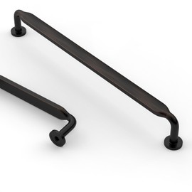 Asidrama 10 Pack 10 Inch(254mm) Oil Rubbed Bronze Kitchen Cabinet Handles, Cabinet Pulls Kitchen Cabinet Hardware for Cupboard Drawer Pulls