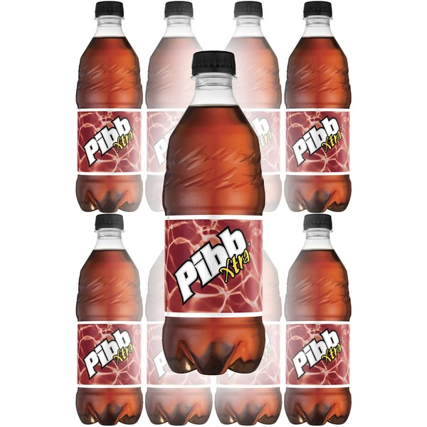 Pibb Xtra Soda, 20 Fl Oz Bottle (Pack of 8, Total of 160 Fl Oz)