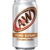 A&W Cream Soda Zero Sugar, 12 fl oz cans, 12