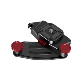 Easy Hood Camera Belt Clip Waist Camera Waist Buckle Quick Release 1/4'' Thread Plate Camera Mount Adapter Camera Strap Compatible with Sony/Canon/Nikon DSLR Camera