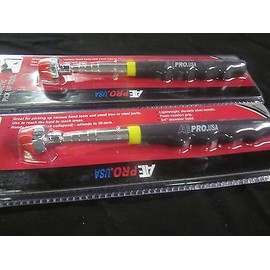 ~ 2~16LB MAGNETIC MAGNET 30" TELESCOPING PICK-UP TOOL 8" CLOSED COMFORT GRIP