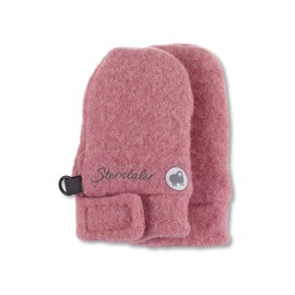 Sterntaler Unisex Baby Wool Thumb (Merino) Mittens, pink