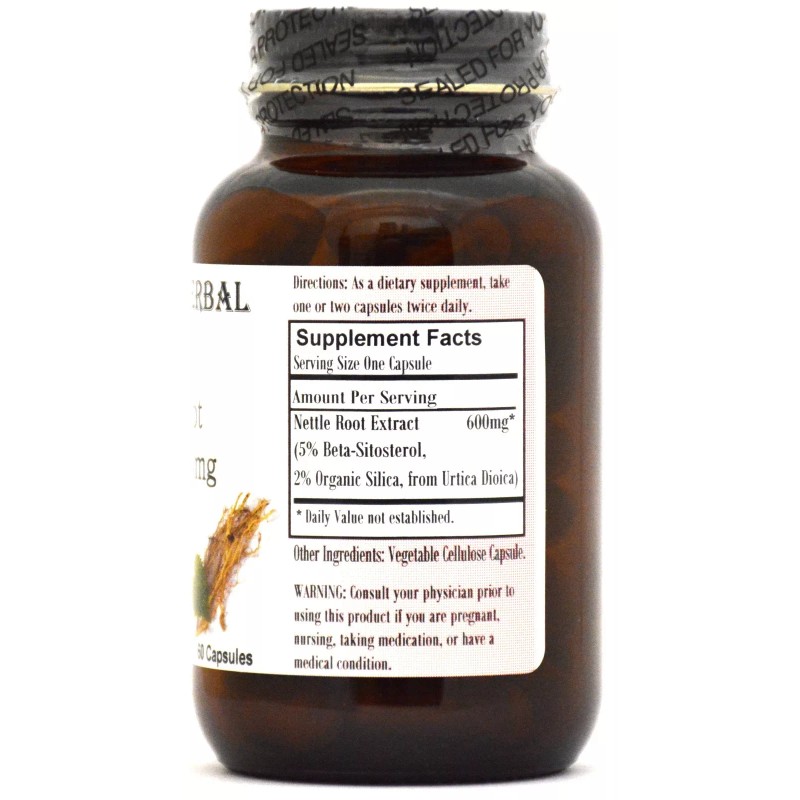 Barlowe's Herbal Elixirs NETTLE ROOT PROSTATE FORMULA 5% Beta-Sitosterol, Stearate